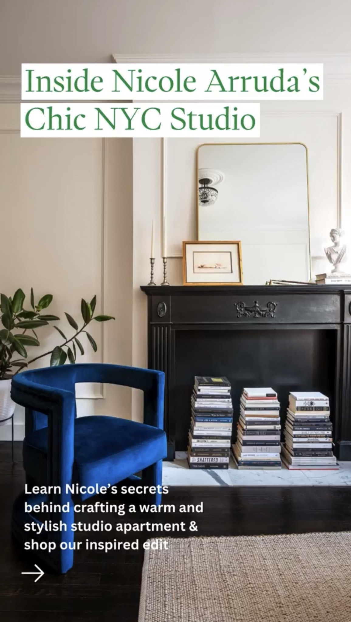 A Masterclass in Small Space Elegance: Interior Designer Nicole Arruda takes us inside her 500 sq foot Upper East Side apartment and shares the secrets behind crafting a warm and stylish studio that captures the perfect blend of modern aesthetics and classic comfort. Read more on our website and shop our inspired edit! 


#LTKfindsunder100 #LTKstyletip #LTKhome