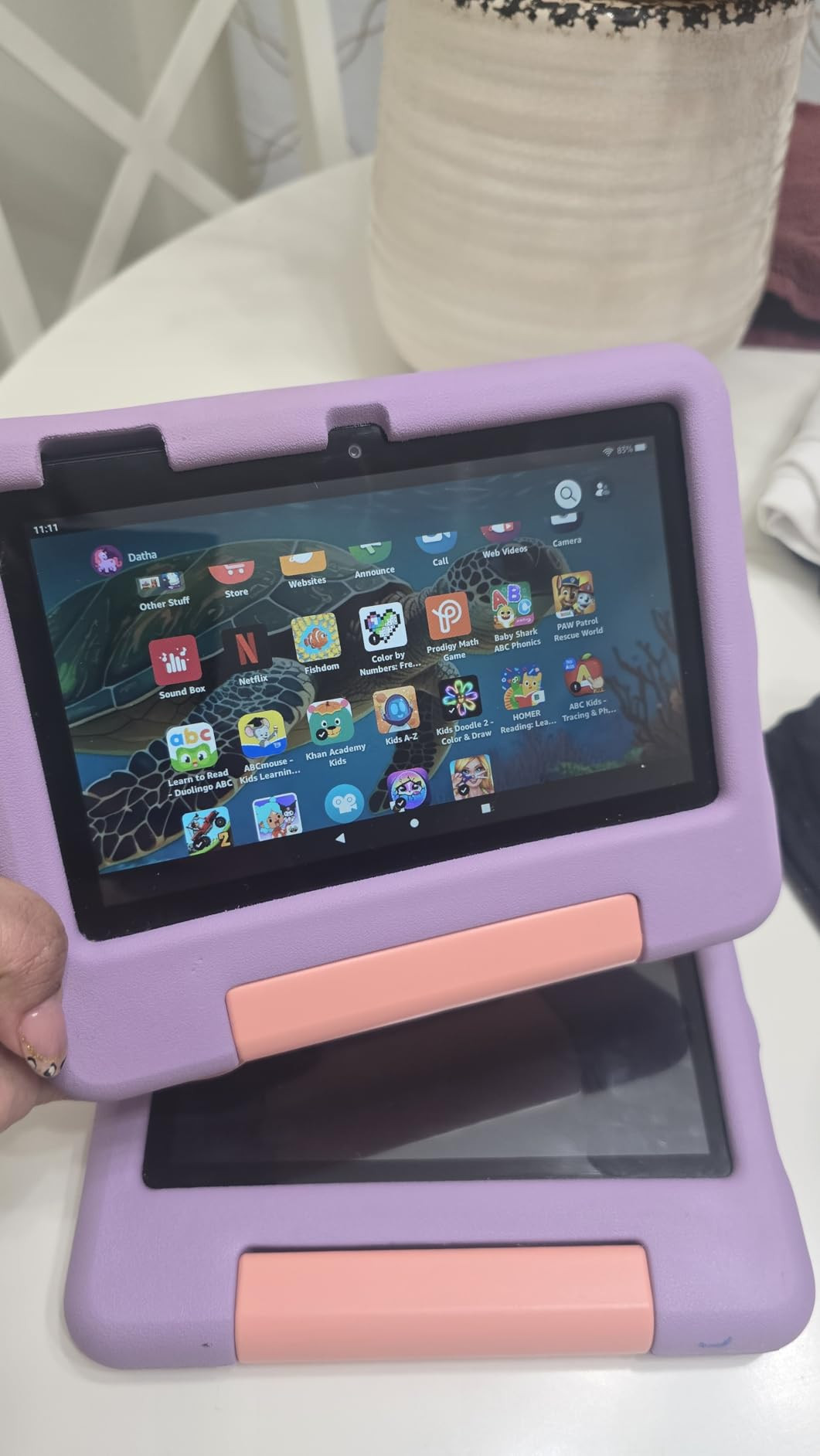 Amazon Fire 7 Kids tablet (newest model) ages 3-7. Top-selling 7" kids tablet on Amazon. Includes... | Amazon (US)