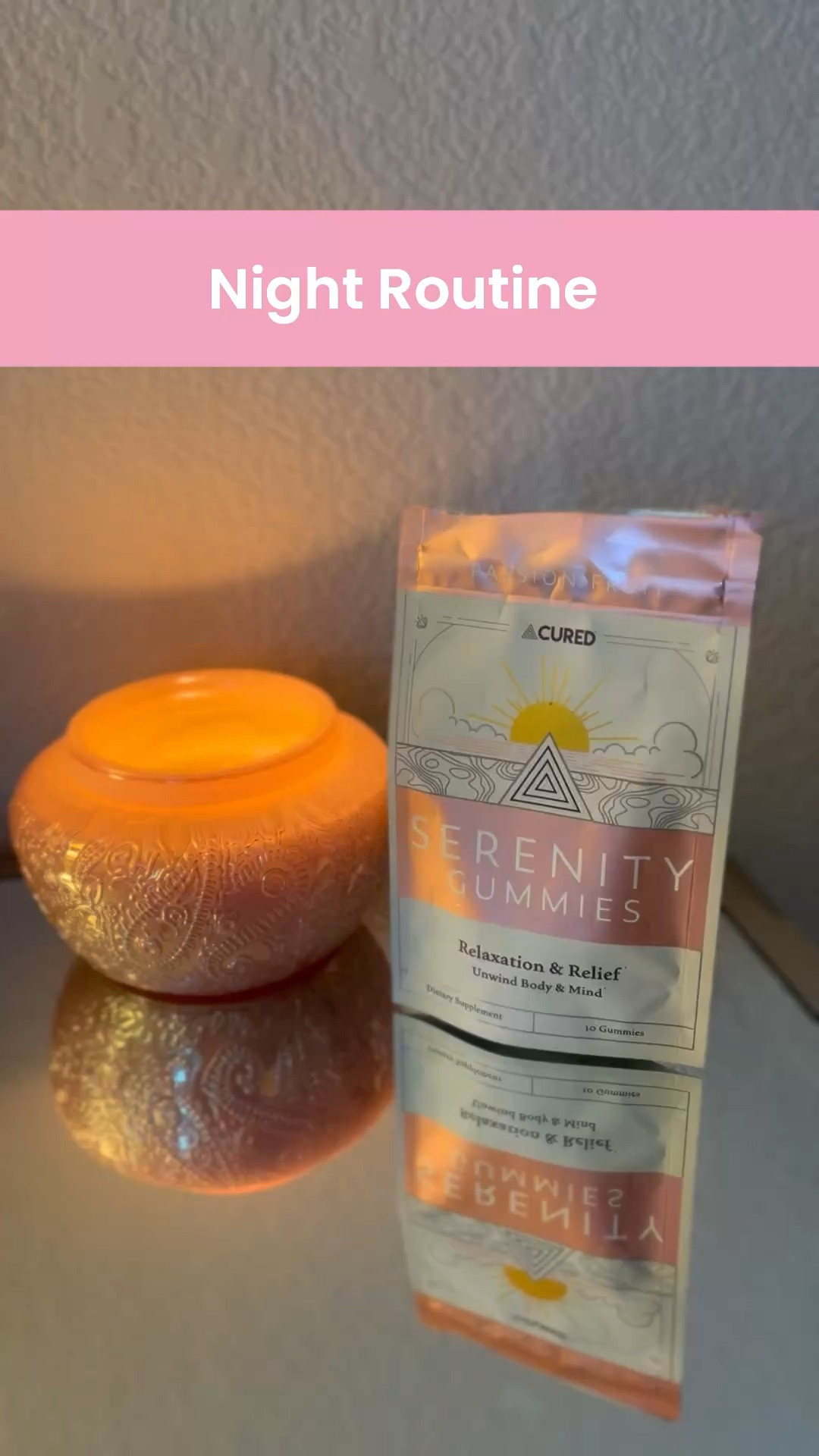 Unwind without wine.🍷 my favorite new thing. Sharing my secret to a chill night without any headache the next day. 
#relax #chillout #stressrelief #antianxiety #nightroutine #safe

#LTKstorytime #LTKmomlife #LTKselfcare