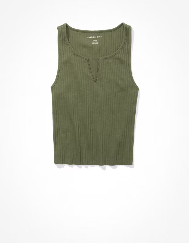 AE Notch Neck Tank Top | American Eagle Outfitters (US & CA)
