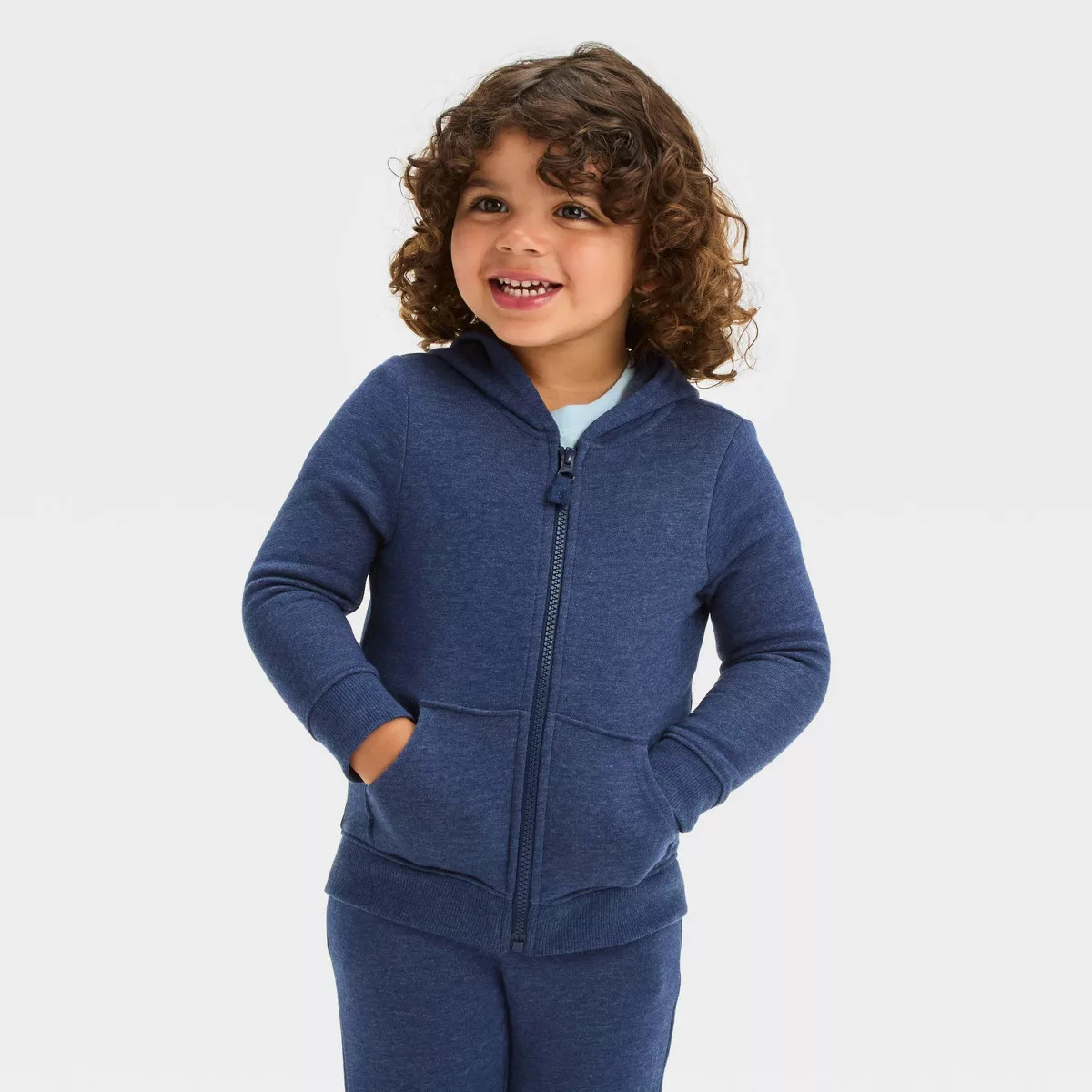 Toddler Boys' Fleece Zip-Up Sweatshirt - Cat & Jack™ | Target