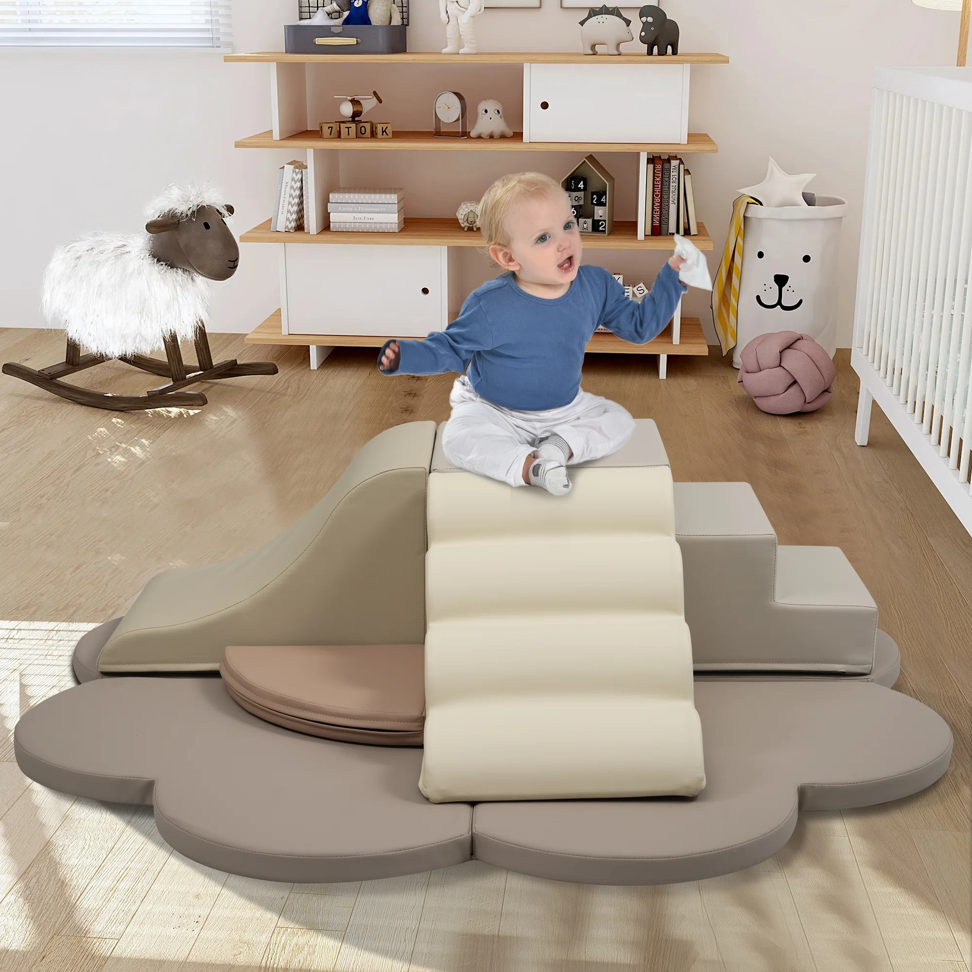 Soft Foam Block Play Structures Climbers for Child Development, 6-Piece Baby Foam Climbing Foam, ... | Wayfair North America