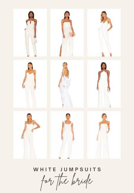 White jumpsuits for the bride 🤍

Wedding | wedding look | bridal dresses | white outfit | white jumpsuit | revolve | what to wear to wedding events | wedding looks | outfit for brides | bride to be | wedding season | rehearsal dinner | bridal shower | bachelorette party 

Follow my shop @tietheknotinstyle on the @shop.LTK app to shop this post and get my exclusive app-only content!

#liketkit 
@shop.ltk
https://liketk.it/3YqXu

#LTKwedding #LTKstyletip #LTKSeasonal #LTKwedding #LTKsalealert #LTKstyletip