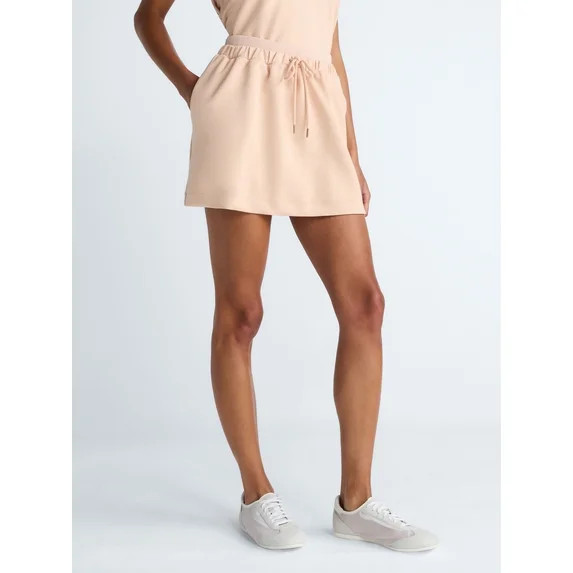 Scoop Women's and Women's Plus Double Waistband Skirt, Sizes XS-4X | Walmart (US)