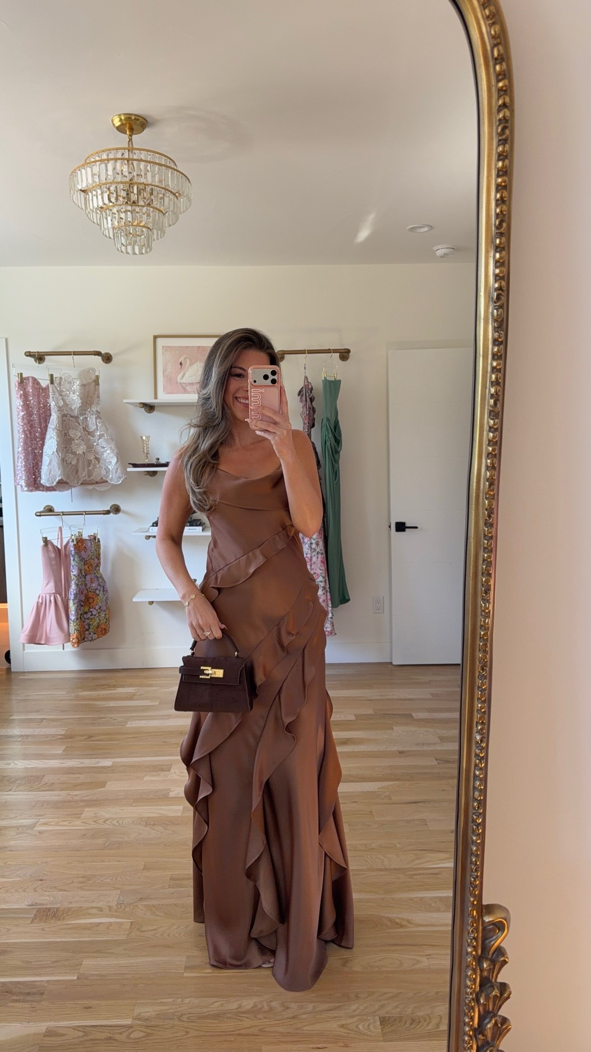 brown satin maxi with a cowl neckline and cascading ruffle detail amazon fall formal event & wedding guest dress ✨

Im 5’4” and wearing my usual small/2 in all

electric picks code: emsrson20

amazon fashion, amazon dresses, amazon finds, amazon outfit ideas, amazon summer outfits, affordable fashion finds, resortwear, resort outfits, vacation outfits, vacation dresses, beach vacation outfits, summer vacation outfits, tropical vacation outfits, vacation outfit ideas, summer wedding guest dresses, wedding guest dresses, cocktail dresses, semi-formal dresses, black tie wedding guest dresses, destination wedding guest dresses, garden party dresses, wedding guest outfit ideas

#LTKgrwm #LTKSeasonal #LTKWedding