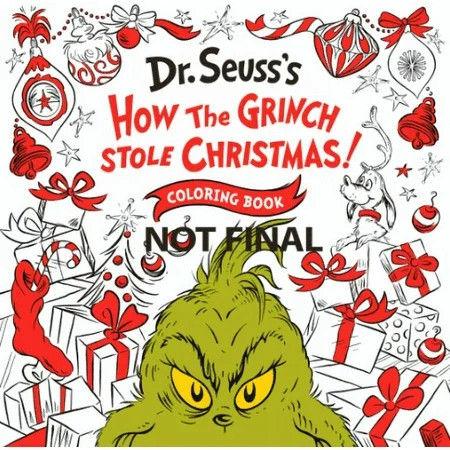How the Grinch Stole Christmas! Coloring Book, 80 pages (Paperback) | Walmart (US)