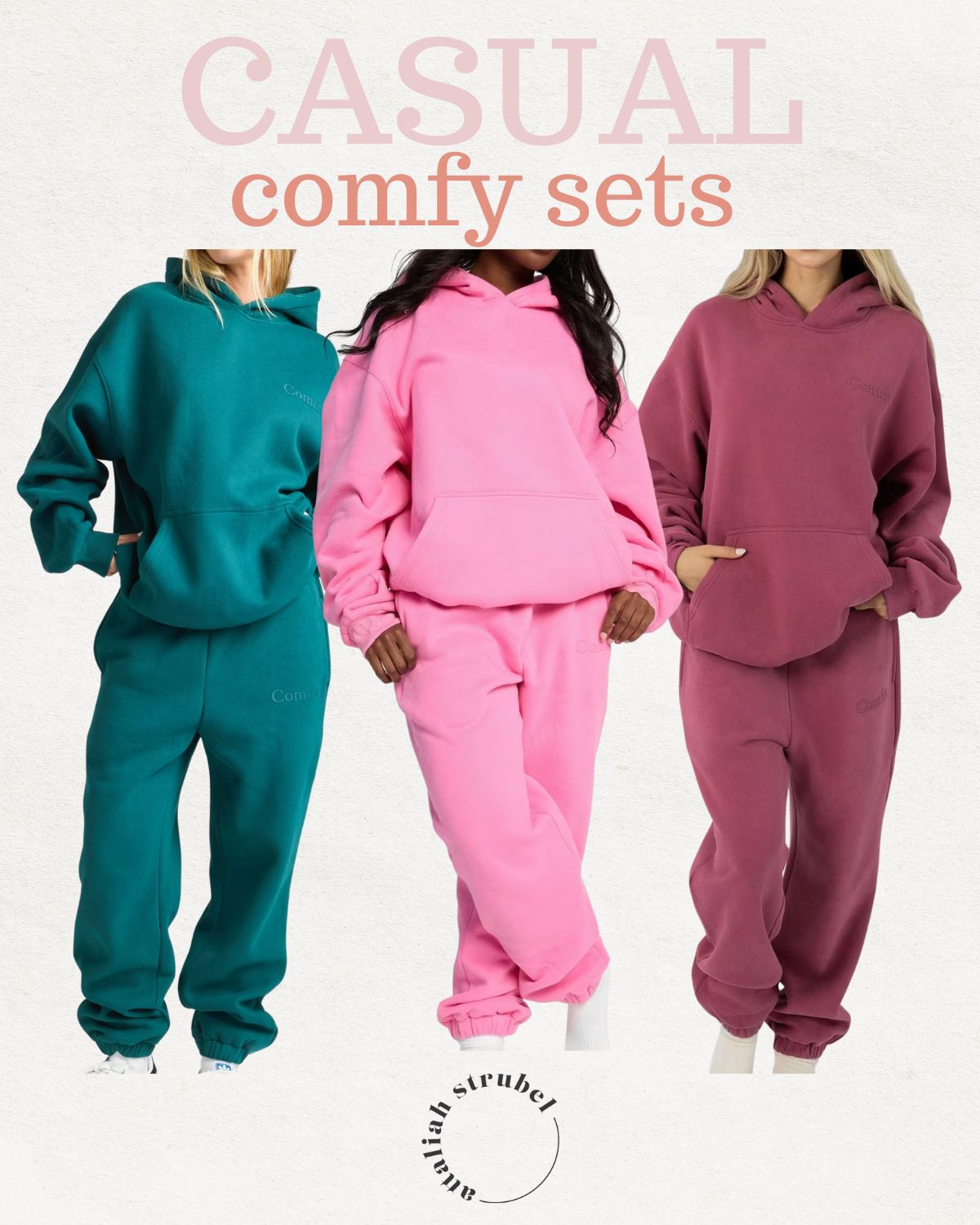 These Comfrt sets are so good and they come in a ton of colors! They make styles for the whole fam.  

 #LTKGiftGuide #LTKActive #LTKStyleTip