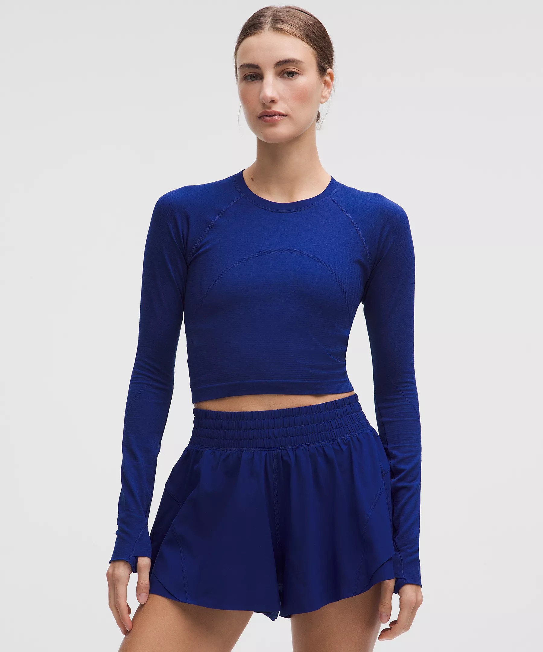 Swiftly Tech Cropped Long-Sleeve Shirt 2.0 | Lululemon (US)