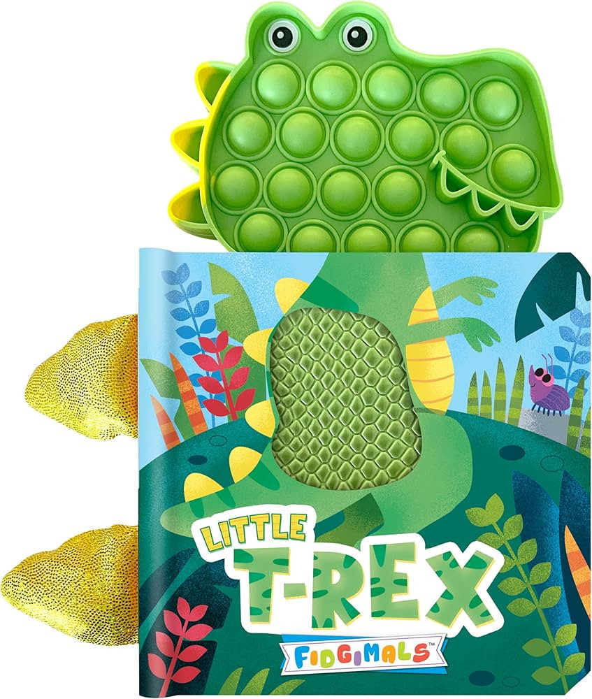 Fidgimals Little T-Rex Dinosaur Baby Book | Educational Children's Books, Sensory Board Book with... | Amazon (US)