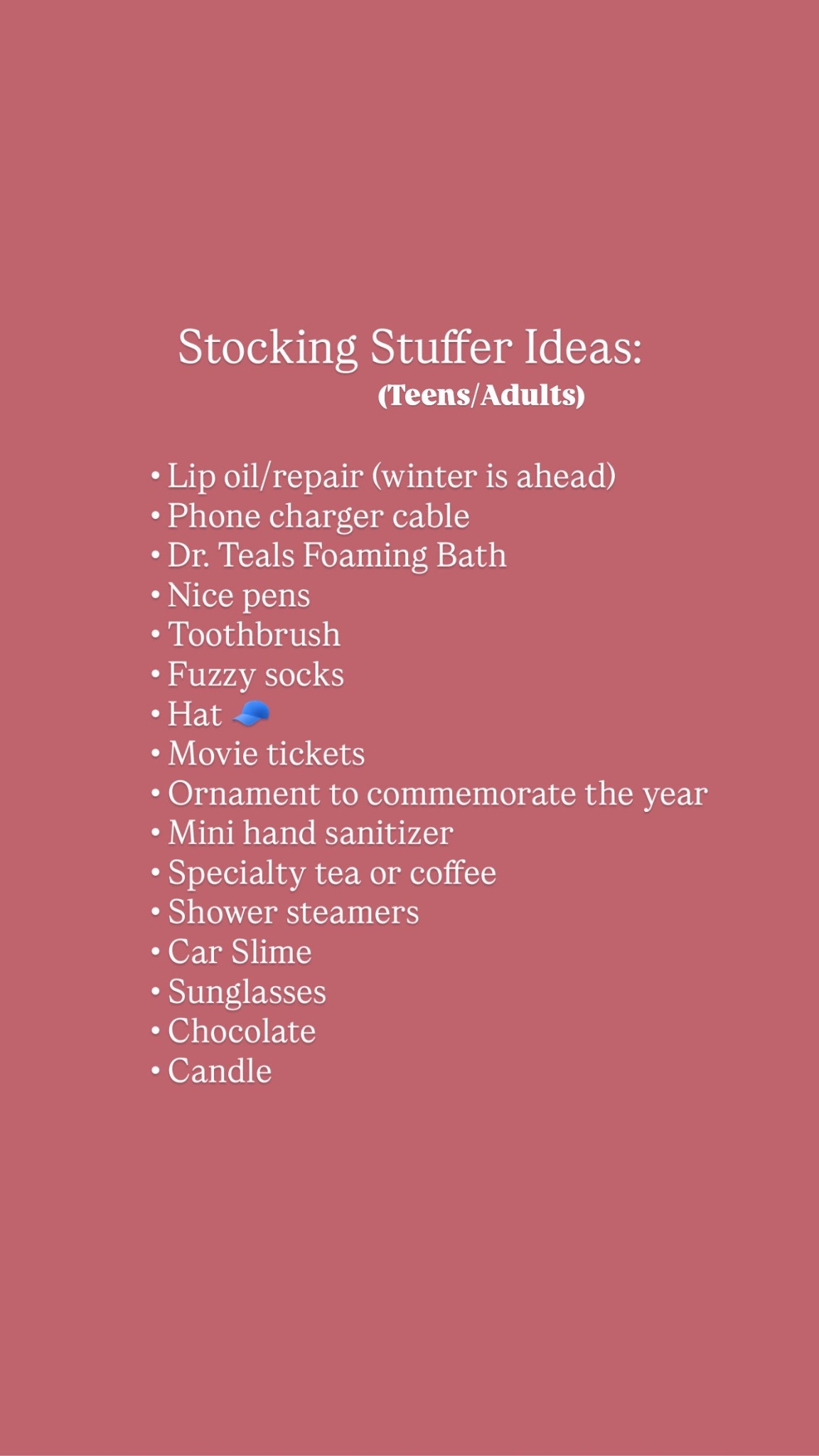 Stocking stuffer ideas! 

#LTKFindsUnder100 #LTKGiftGuide #LTKHoliday