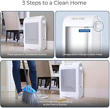 EyeVac PRO Touchless Stationary Vacuum - 1400 Watts Professional Vacuum with Active Infrared Sens... | Amazon (US)