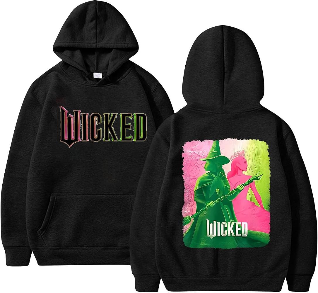 Wicked Musicals Hoodie for Women,Wicked Sweatshirts Women,3D Graphic Design Warm Jacket Coat Swea... | Amazon (US)