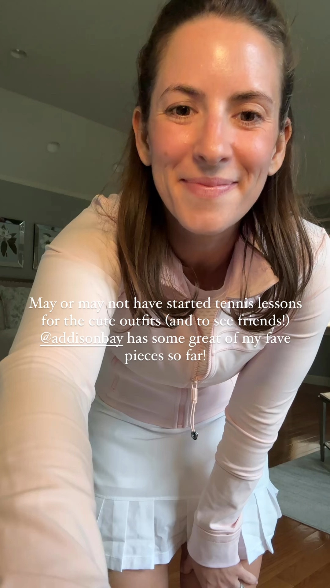 Tennis faves from Addison Bay! Lulu jacket color is strawberry milkshake- out of stock in this style but available in others!