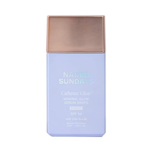 Naked Sundays CabanaGlow™ SPF 50 Bronzing Drops - Bronzing Glow Serum Sunscreen for Face, Hydrating Zinc Oxide Formula with Skin-Perfecting Pigments + Broad Spectrum Protection | Amazon (US)