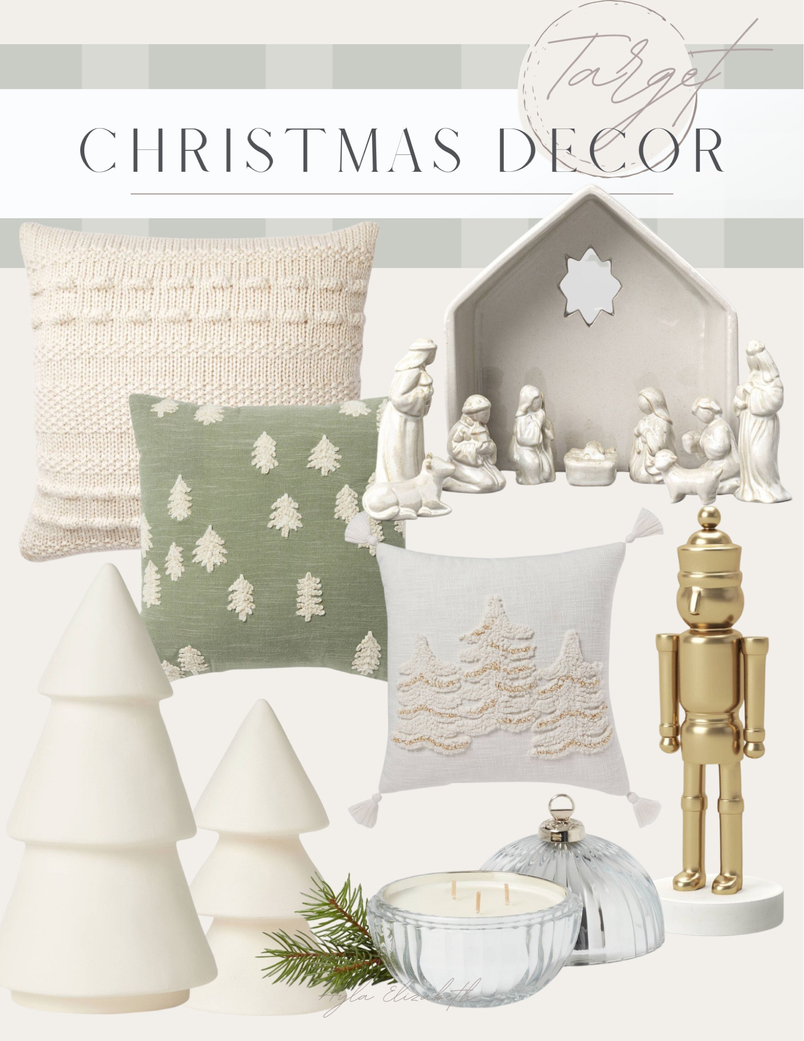Christmas home decor from target! #target #christmas #christmasdecor 

#LTKHoliday #LTKSeasonal #LTKGiftGuide