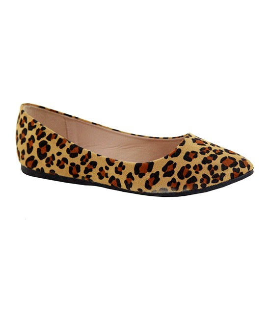 Bella Marie Women's Ballet Flats LEOPARD - Leopard Print Gigi Flat - Women | Zulily