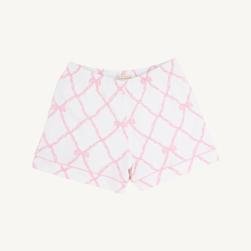 Let Me Lounge Shorts (Women) - Belle Meade Bow | The Beaufort Bonnet Company