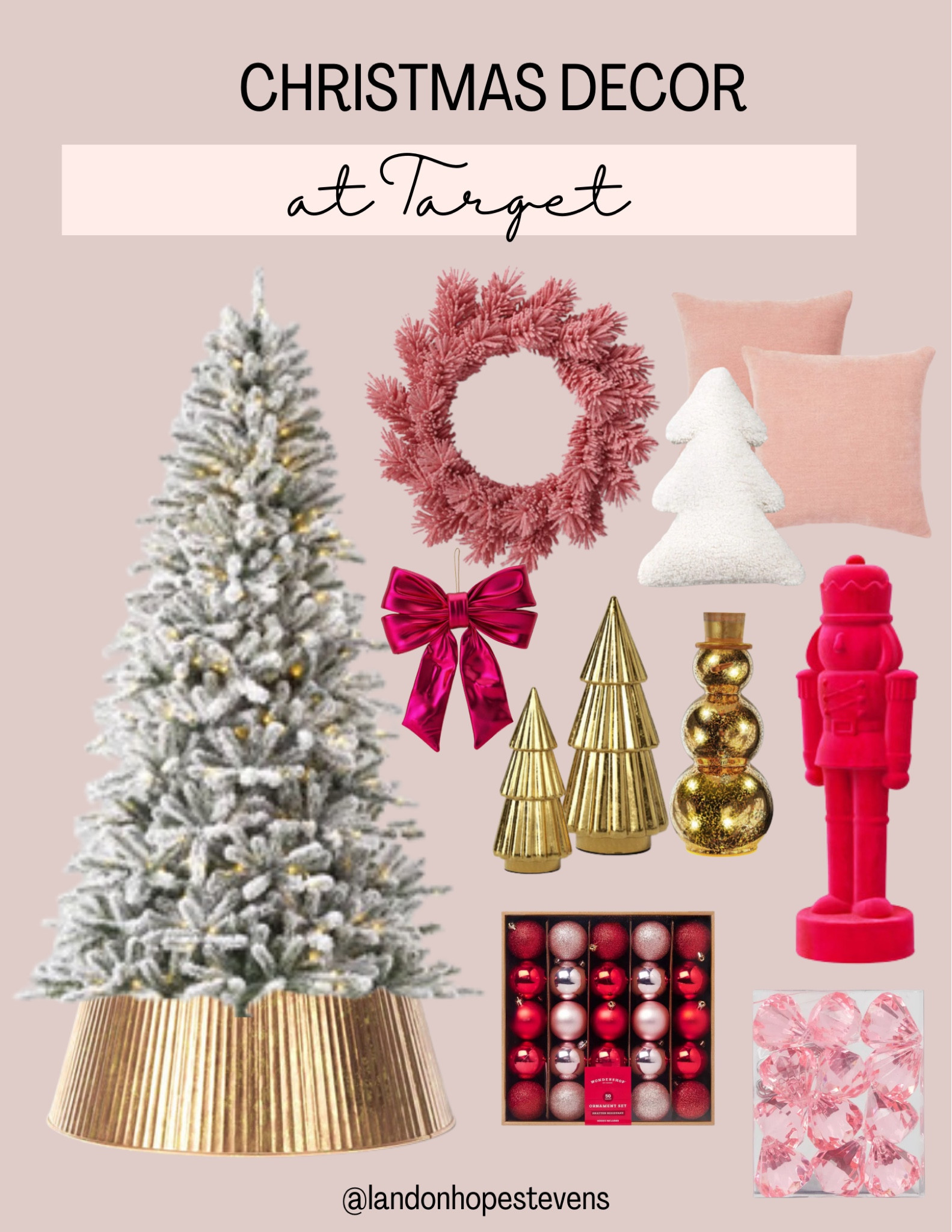 It’s time to deck the halls! 🎄✨ Check out the cutest Christmas decor finds from Target to make your home merry and bright. From festive trees to cozy pillows, add a touch of holiday magic to every corner. #TargetHoliday #ChristmasDecor #FestiveHome

#LTKHome #LTKHoliday #LTKSeasonal