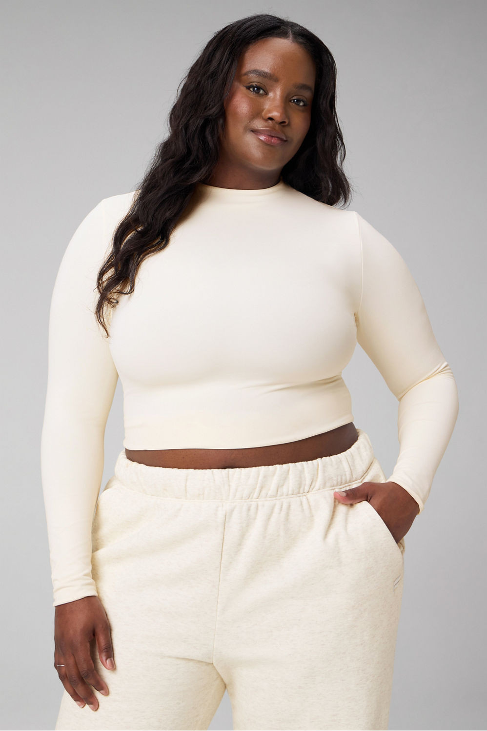 Seamless Long-Sleeve Essential T-Shirt | Fabletics Europe