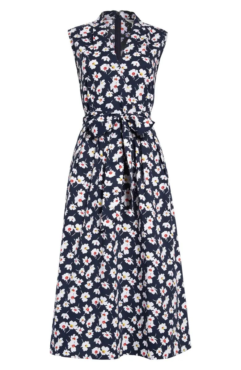 Floral Print Surplice Fit & Flare Dress | Nordstrom