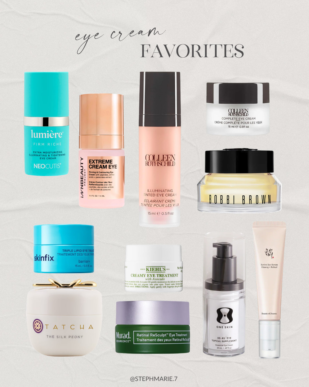 Looking for a new eye cream? These eye creams are my top favorites! They're hydrating and work well for all skin types, including mature skin, and help target fine lines and wrinkles.  

 #LTKOver40 #LTKBeauty