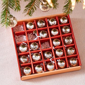 Mercury Boxed Ornaments (Set of 25) | West Elm (US)