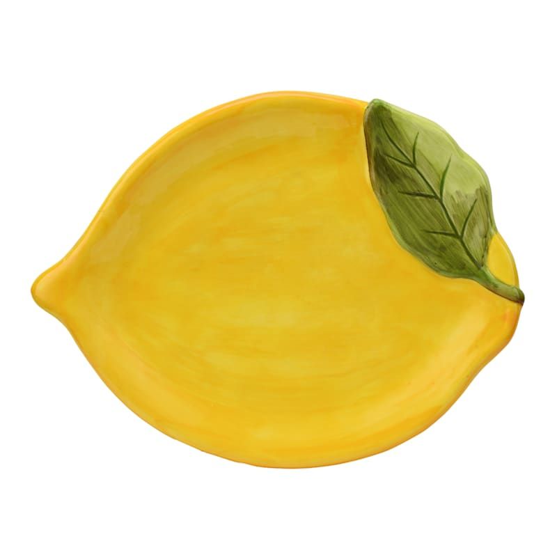 Lemon Shaped Plate, 10" | At Home