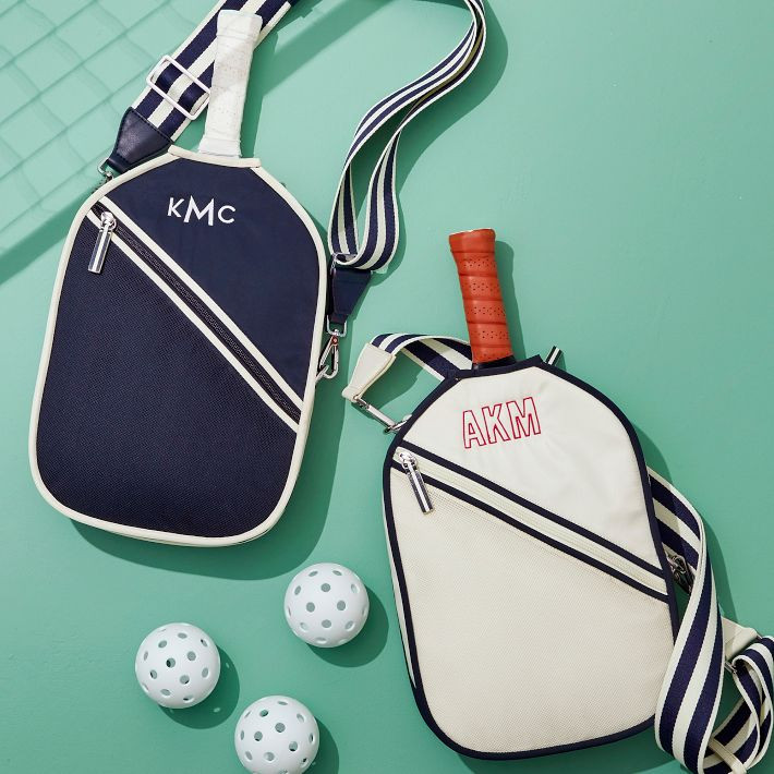 Sporty Stripe Pickleball Crossbody Bag | Mark and Graham