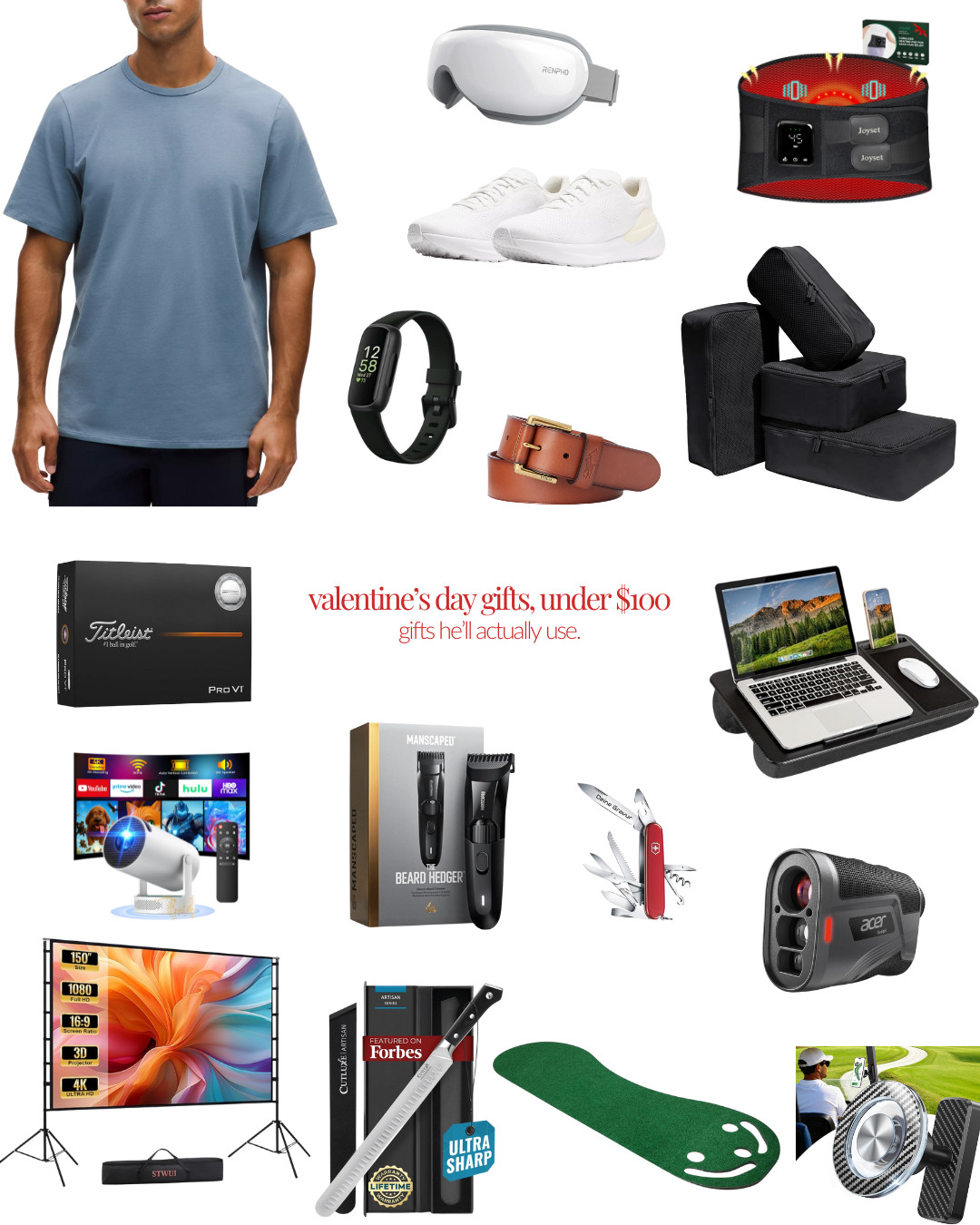 valentine's day gifts for him 🤍 everything is under $100 and they're gifts he will actually use.

gifts for him | valentines gift | valentines day 

 #LTKValentine #LTKSaleAlert #LTKMens