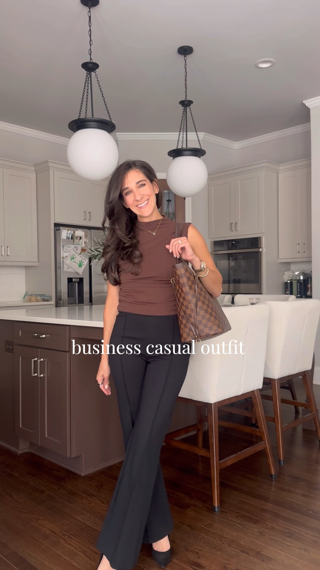 business casual pants for work! Love how flattering this flare pant is. I’m wearing a small petite (5’2 for reference) 

Office outfits / office wear / work wear 

#LTKWorkwear