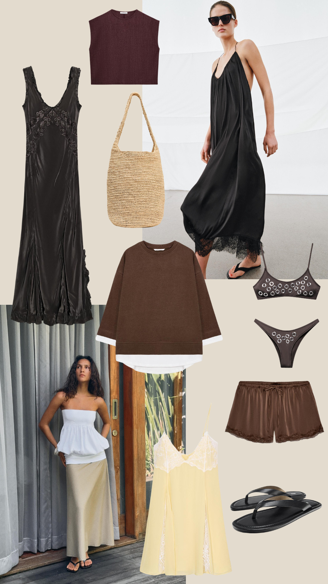 What's in my Zara Basket
Zara Haul, Spring Outfit Inspo, Spring colours, Black Dress, leather sandals, lace shorts, pastel yellow  

 #LTKuk #LTKspring #LTKeurope