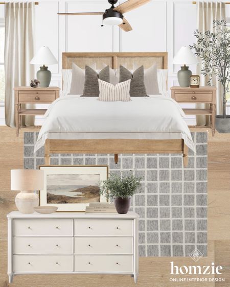 Love a neutral colored bedroom with a fun rug!

#LTKFind #LTKSeasonal #LTKhome