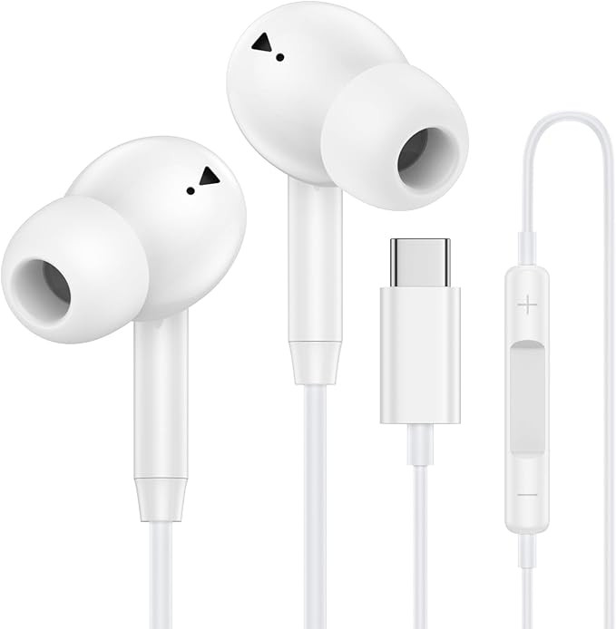 USB C Wired Earbuds Ear Buds for iPhone 17 16 Pro Max 16e 16 Plus 16Pro 15 Pro Max 15 Plus 15Pro ... | Amazon (US)