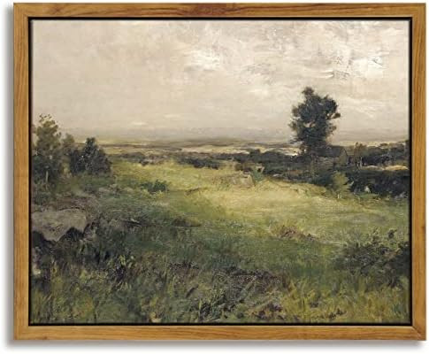 InSimSea The Vast Grassland Wall Art Room Decor, Classical Scenery Oil Painting Canvas Art Wall D... | Amazon (US)