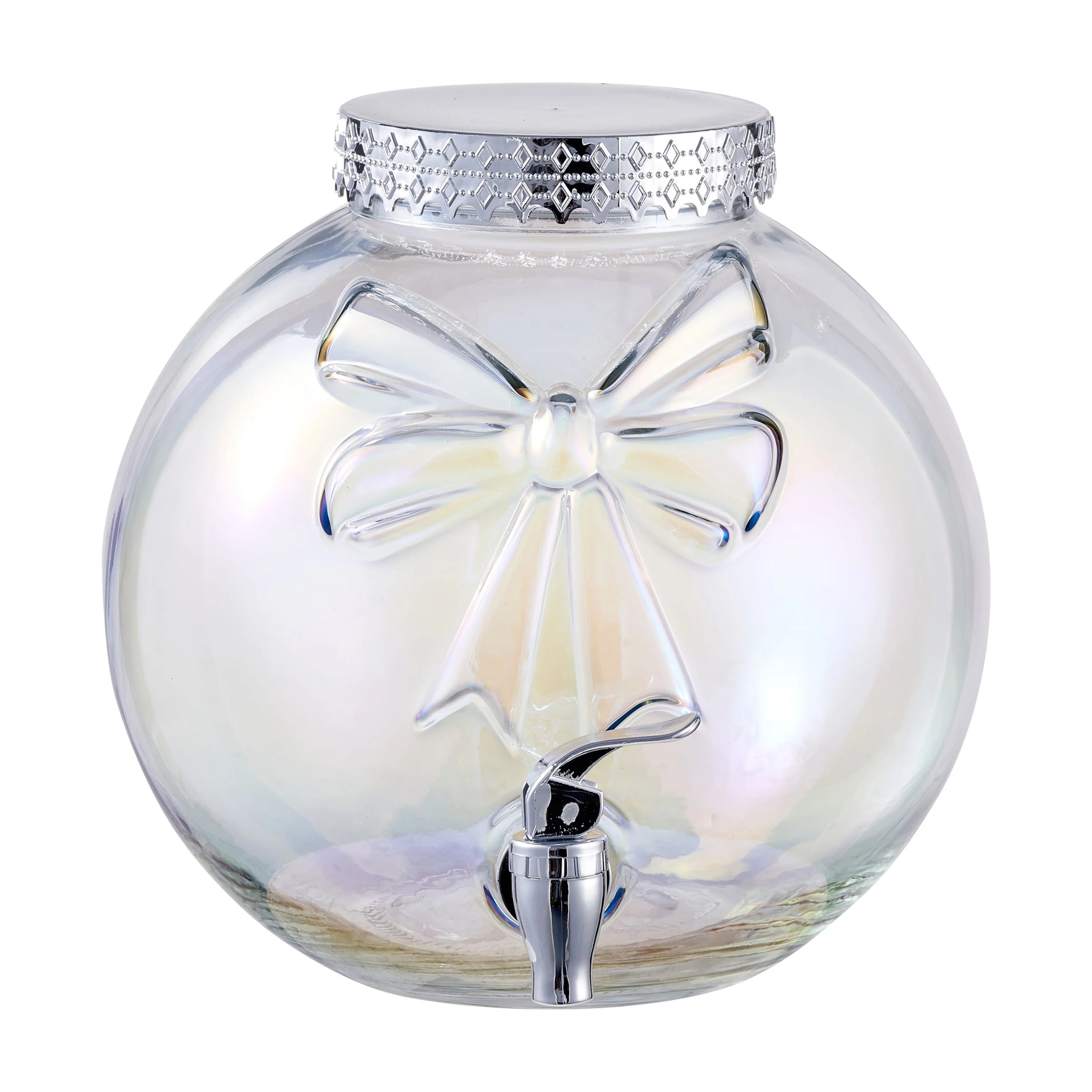 Ornament Dispenser Clear Iridescent Glass 1.5 Gallon Holiday Time | Walmart (US)