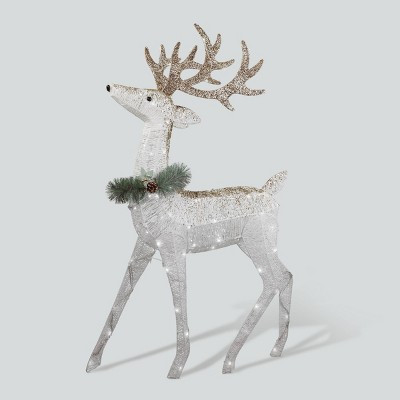 Philips 48" LED Glitter String Buck Novelty Sculpture Light Pure White Twinkle | Target