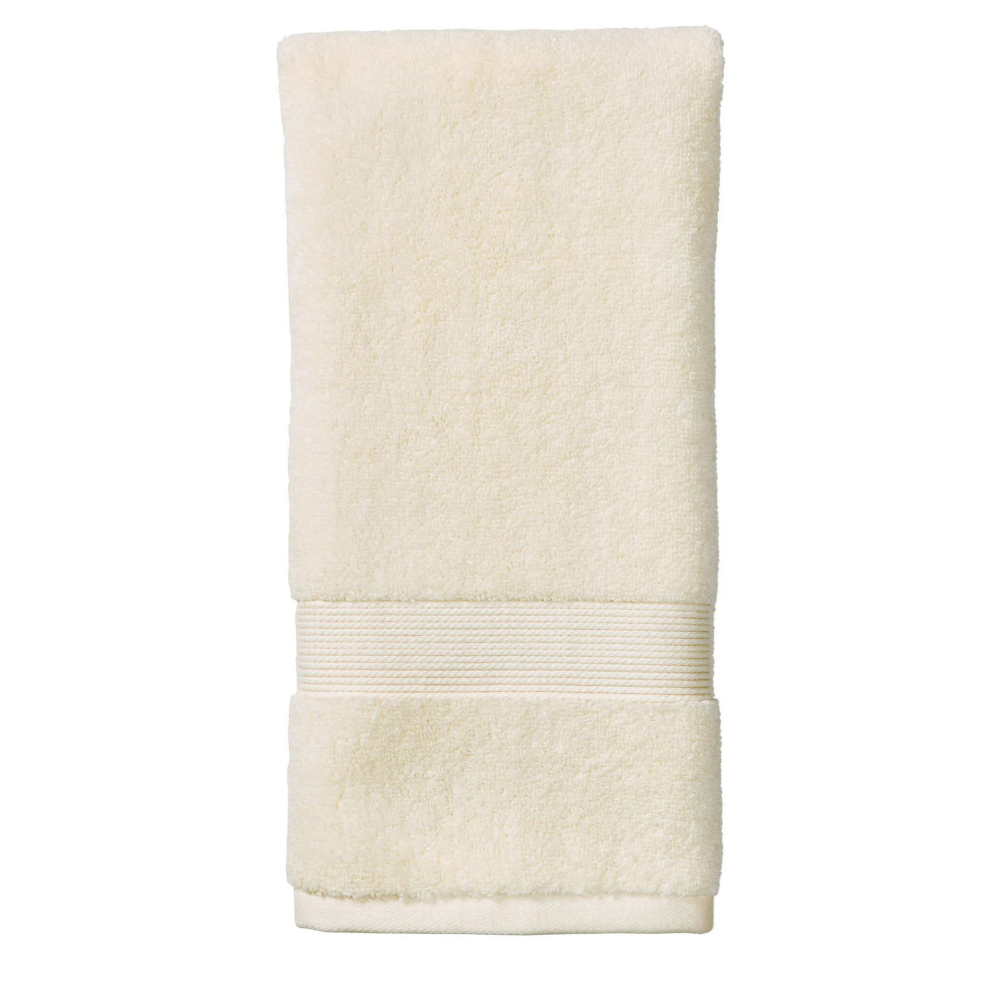 Better Homes & Gardens Signature Soft Solid Cotton Hand Towel, Vanilla Dream | Walmart (US)