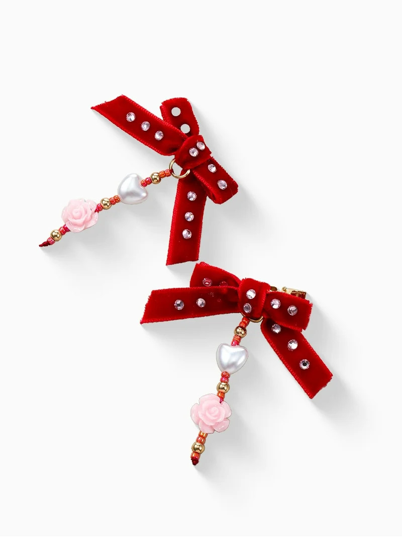 Way to Celebrate Valentine's Day Pink Gold Hairclip | Walmart (US)