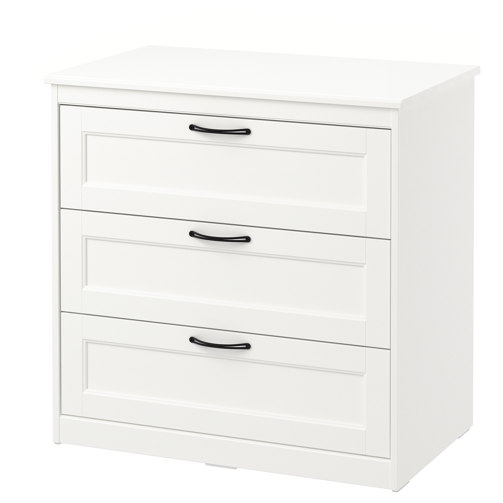 SONGESAND 3-drawer dresser, white, 32 1/4x31 7/8 " | IKEA US