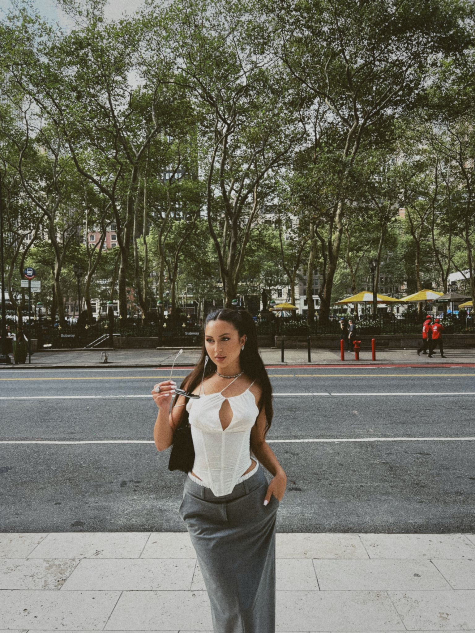 Asymmetrical corset top, tailored maxi skirt. Grey suit shirt, mini pleated skirt, white top, plt, asos 

#LTKSeasonal #LTKeurope #LTKstyletip