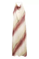 Satin halter midi dress | PULL and BEAR UK