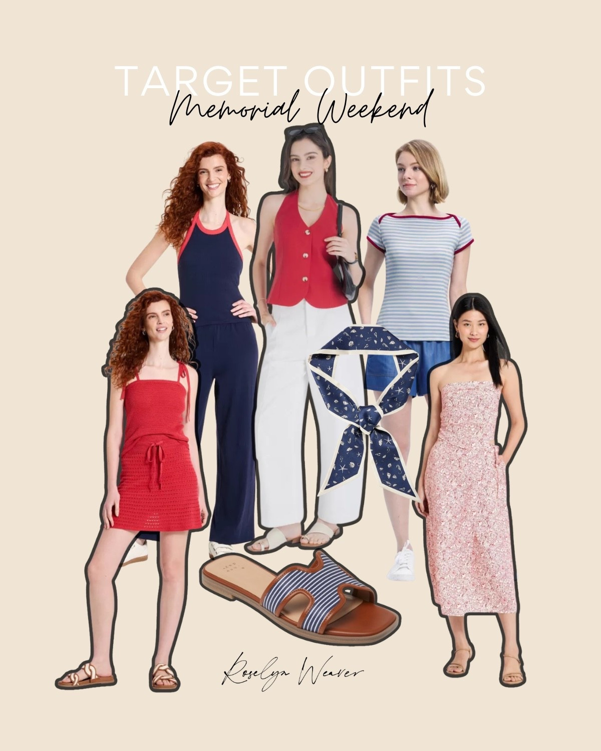 Outfits perfect for Memorial weekend 🇺🇸

Summer outfit, red white and blue outfit, target outfit, 4th of July outfit, matching set, striped brown sandals, red halter top, patriotic outfit

#LTKOver40 #LTKSaleAlert #LTKSeasonal
