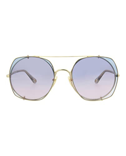 Chloe Sunglasses 2-in-1 Clip-on Eyewear with Round/Oval Metal Frame 56mm Lens | Amazon (US)
