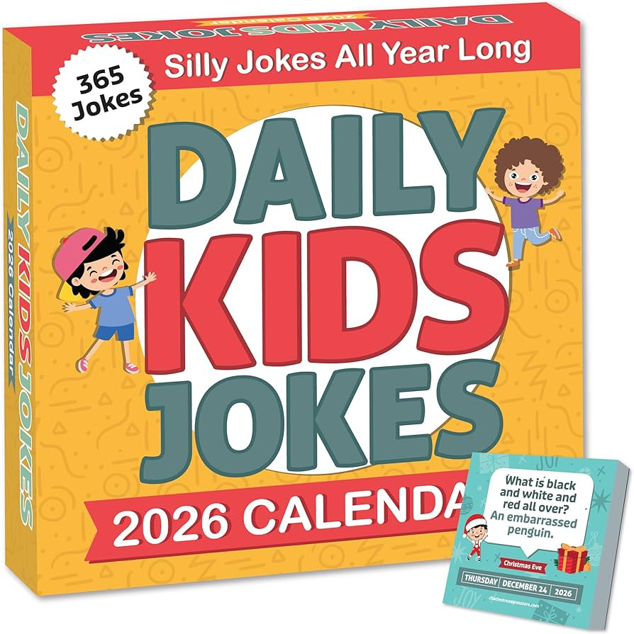 2026 Daily Kids Joke Calendar | Fun Lunchbox Notes For Kids, Tear Off Pages with Daily Puns & Jok... | Amazon (US)