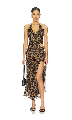 Bardot Cyrel Printed Maxi Dress in Leopard from Revolve.com | Revolve Clothing (Global)