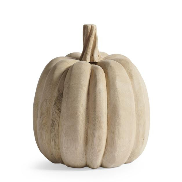 Solid Wood Pumpkin | Grandin Road | Grandin Road