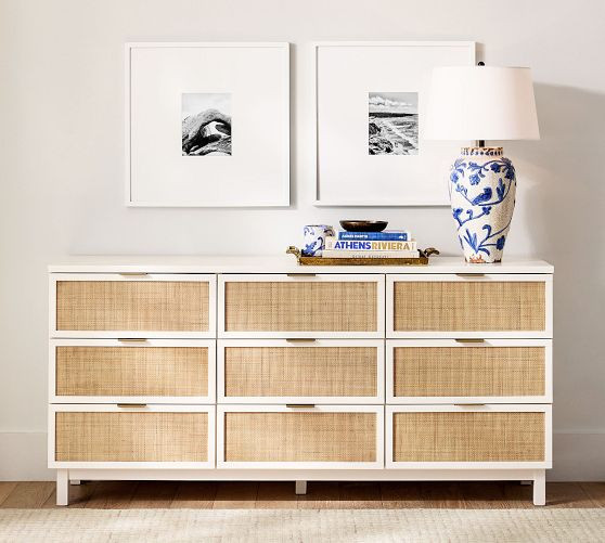 Westly 9-Drawer Cane Dresser (71") | Pottery Barn (US)