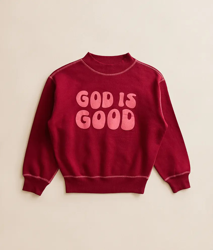 Girls - God Is Good Reversible Pullover | Buckle