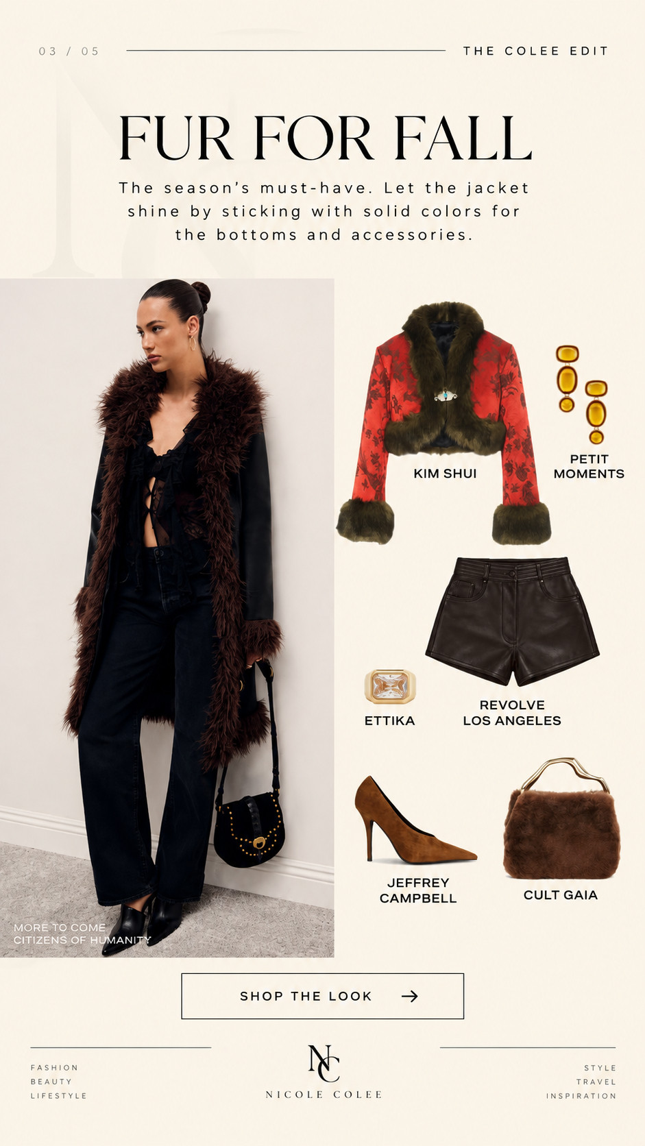 More faux fur, less ordinary. 🤎✨ If there’s one thing I love about fall fashion, it’s a fabulous statement jacket! Rich textures, a little drama, and accessories that know how to make an entrance. Let the jacket do the talking and keep everything else effortlessly chic.

Because blending in was never really the goal. Shop my fall favorites here!

#FauxFurFashion #StatementOuterwear #FallStyle #TheColeeEdit #LTKStyle 

 #LTKdayinmylife #LTKgrwm #LTKootd
