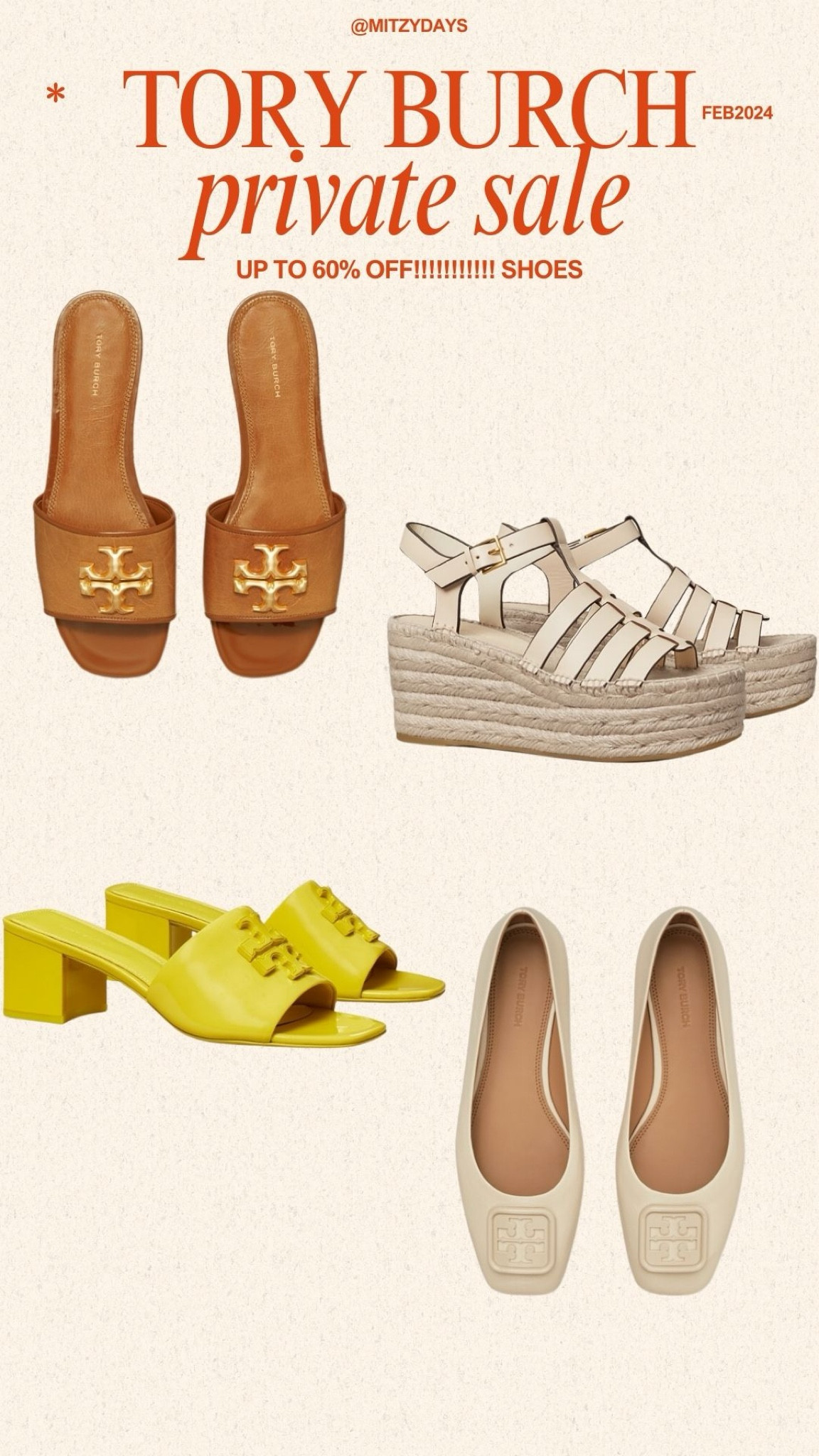 It’s time to check out the Tory Burch private sale! The private sale ends on Monday. Shoes are up to 60% off.
These are some of my favorite shoes that I saw on the website . 

Make sure to enter your email for the private sale. 

Shoes | sale | Tory Burch | flats | travel | casual | heels | espadrilles | sandals

#LTKshoecrush #LTKstyletip #LTKSpringSale